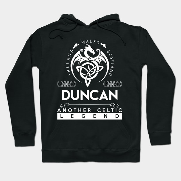 Duncan Name T Shirt - Another Celtic Legend Duncan Dragon Gift Item Hoodie by harpermargy8920